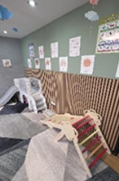 Rutsche im Spielzimmer